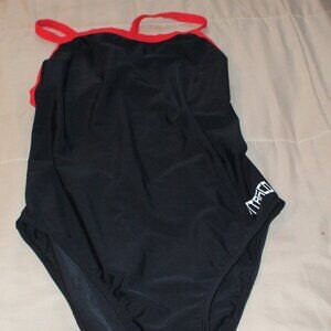 Attarco Women's Black & Red Suitsuit - M